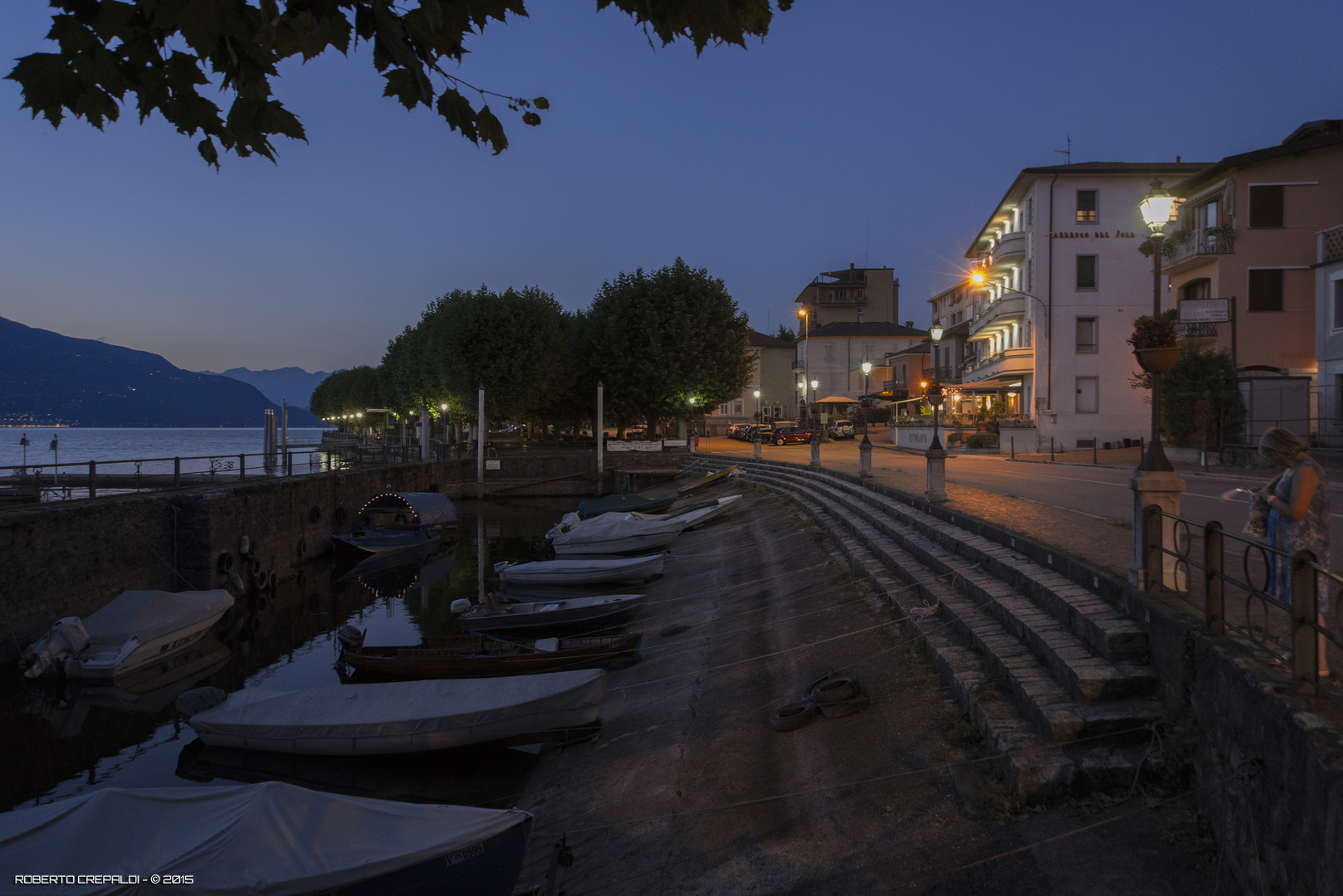 Porto Valtravaglia, vista sul porto