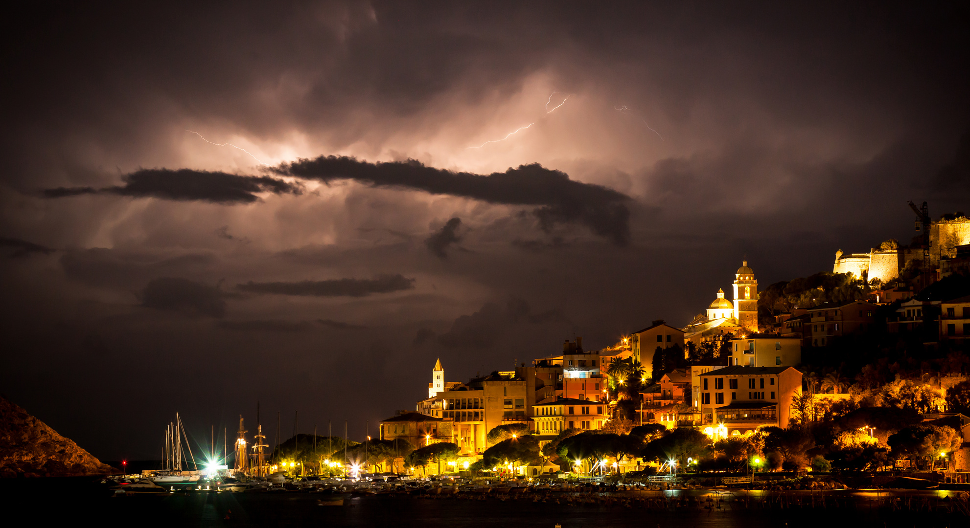 Porto Venere bei Nacht