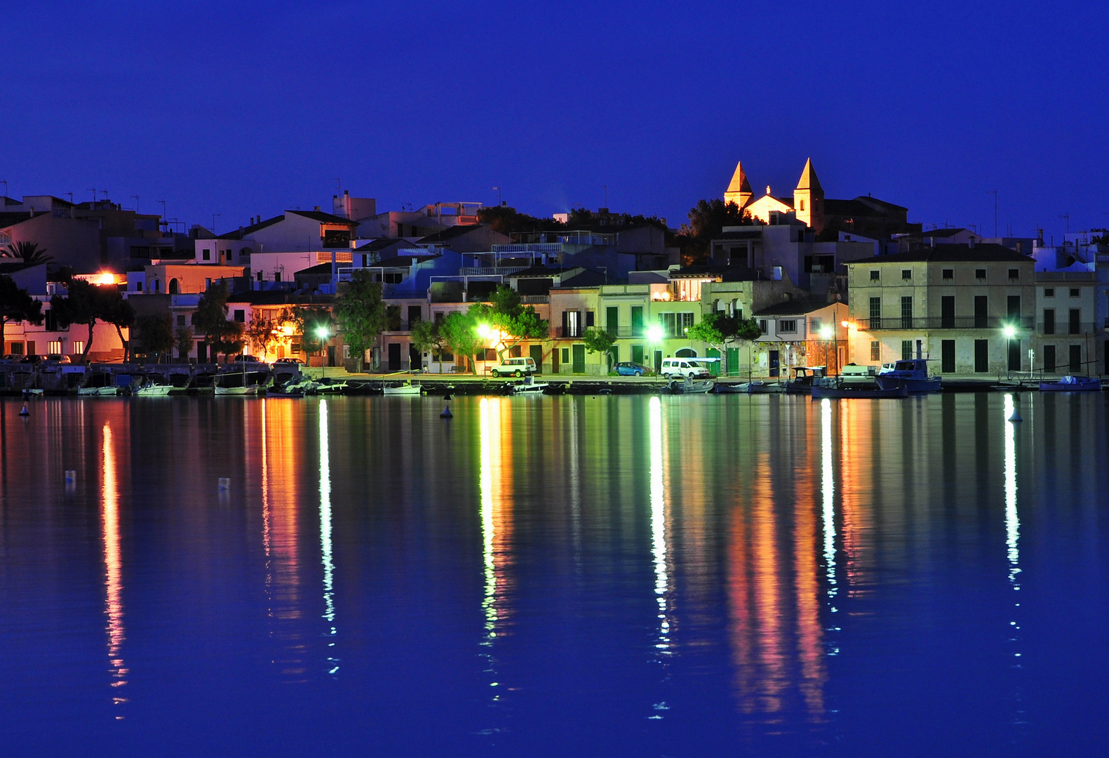 Portocolom bei Nacht