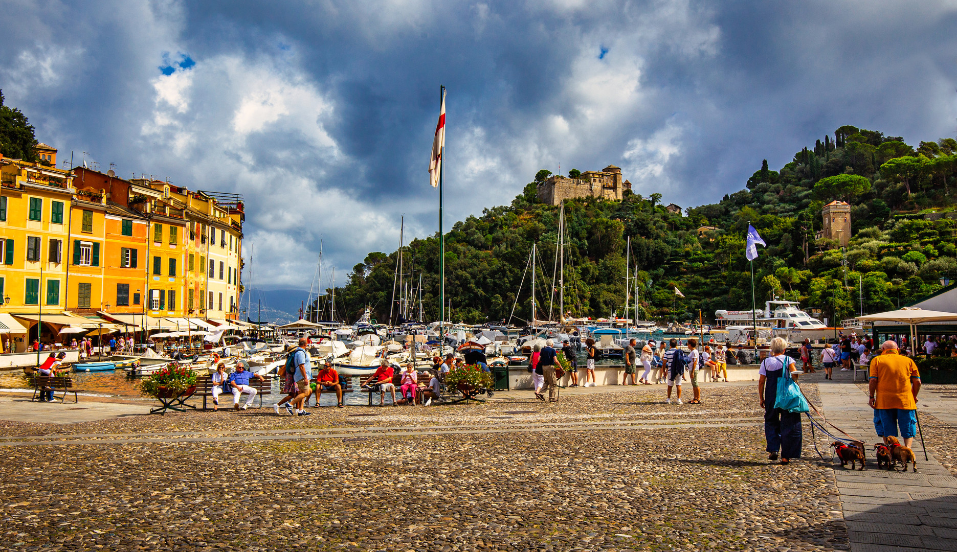 Portofino - auf dem Weg zum Hafen