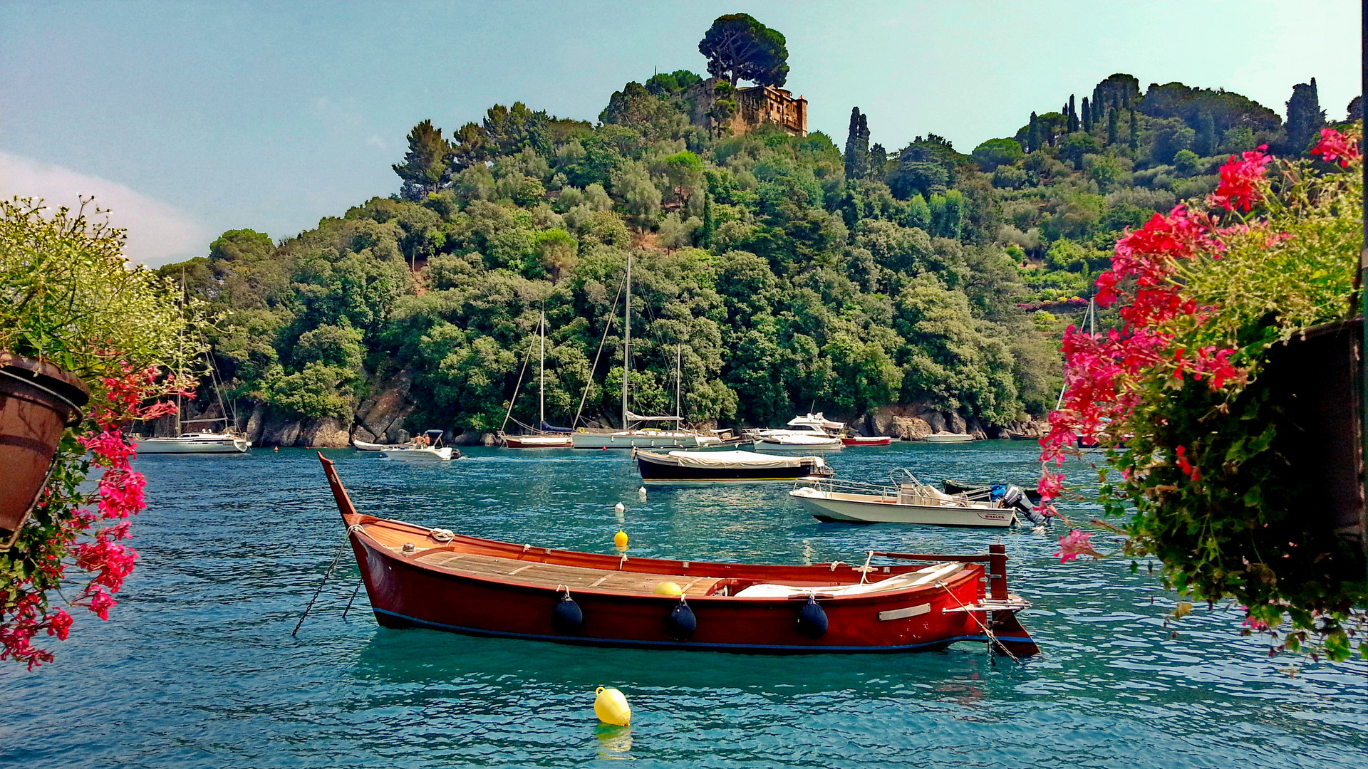 Portofino: Boote im Stand By Modus
