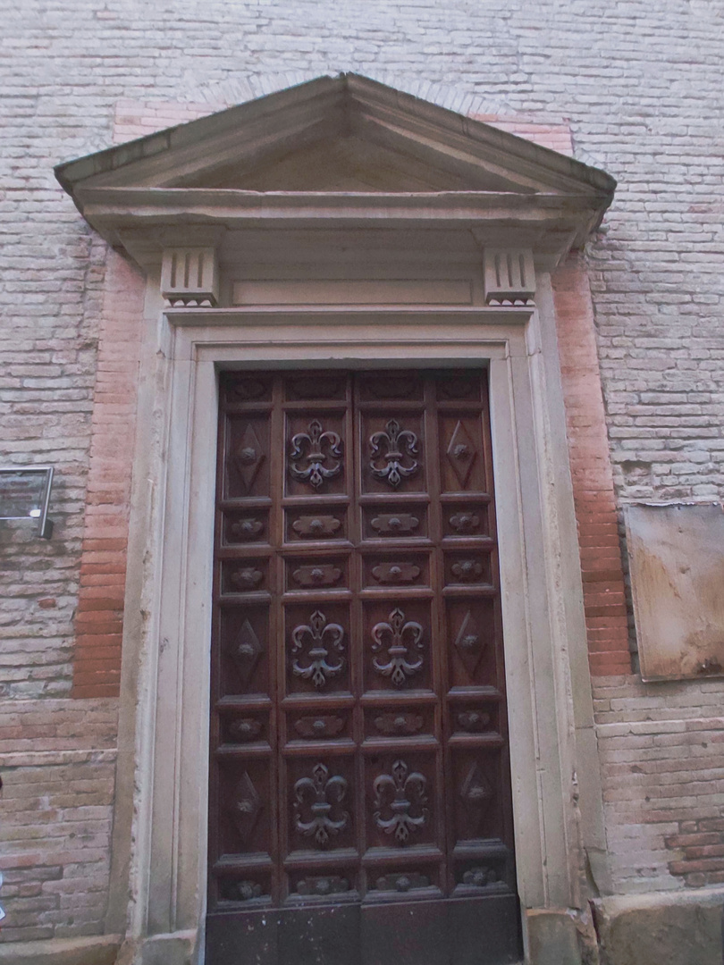 PORTONE CHIESA DELL' ANNUNZIATA  DELL '1400 PESARO