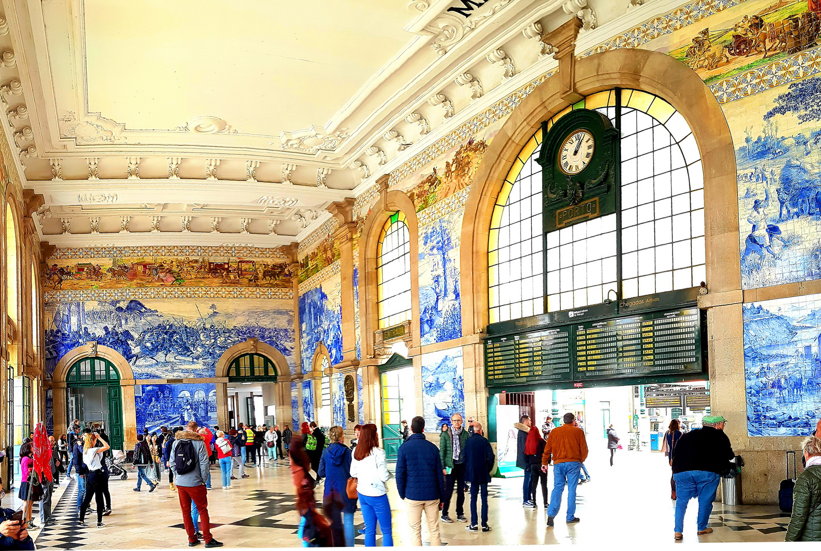 Porto/Portugal Bahnhof Sao Bento