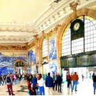 Porto/Portugal Bahnhof Sao Bento