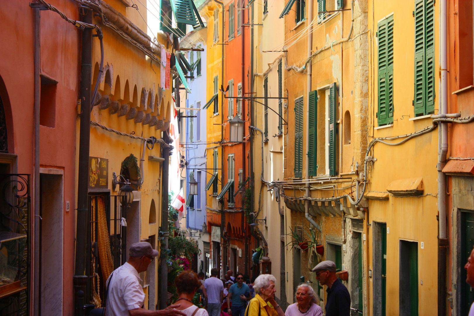 Portovenere Zentrum in Italien im Juni 2015