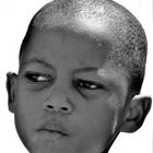 Porträt eines Herero-Jungen. Namibia