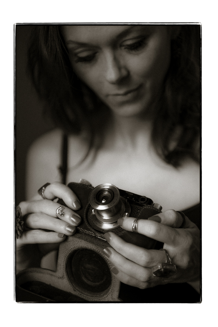 Porträt mit Leica