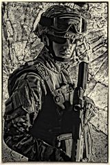 Porträt Soldat