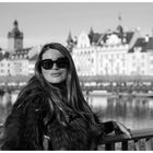 Portrait auf der Seebrücke in Luzern