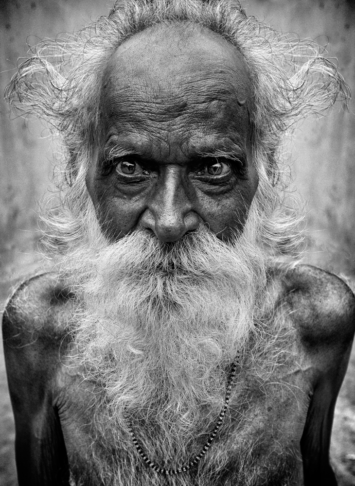 portrait d un vieux patriarche Indian