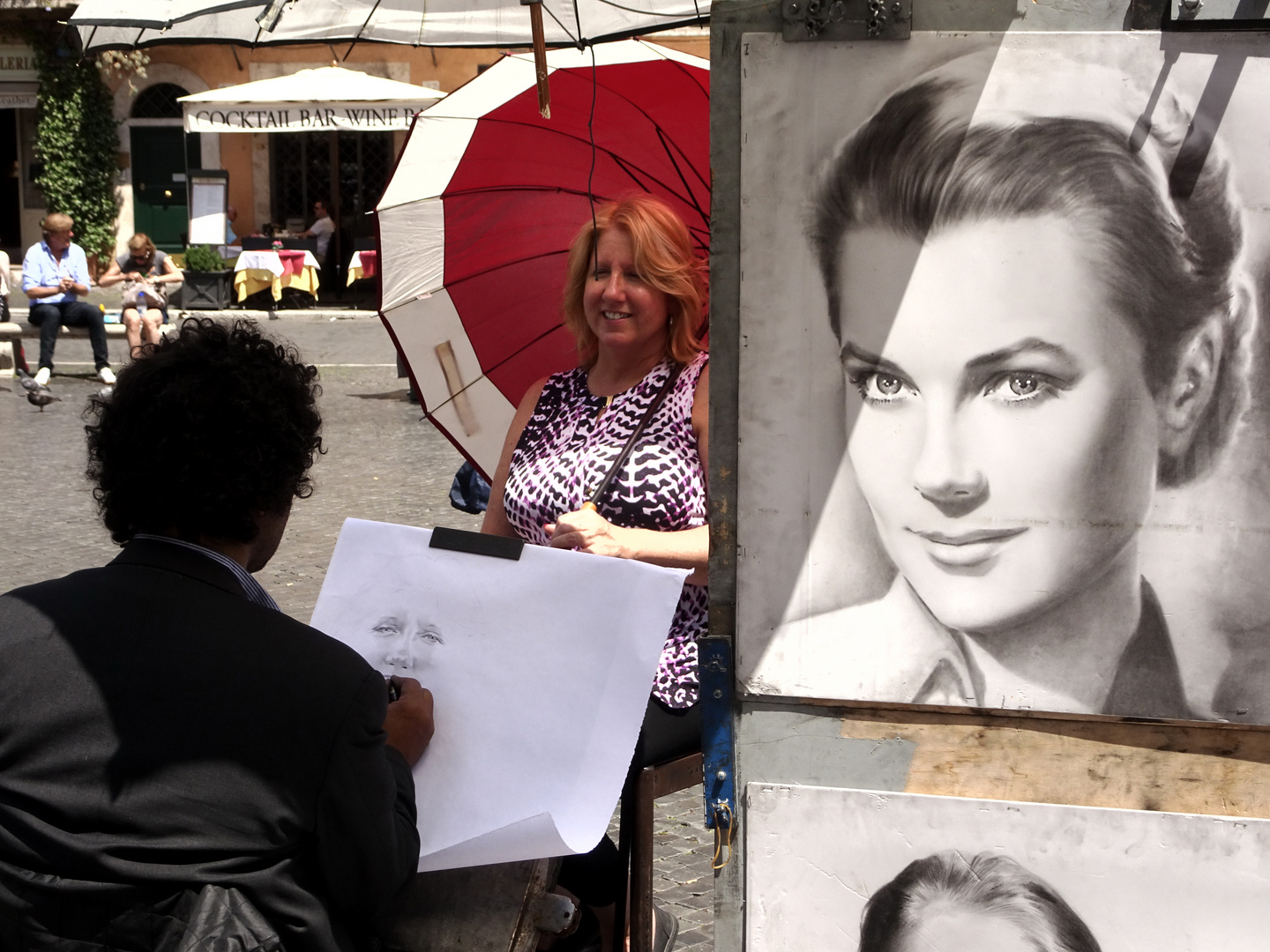 Portrait de rue à Rome