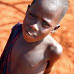 Portrait de un niño Masai