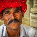 Portrait d'un gardien de temple