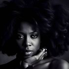 Portrait d'une chanteuse soul noire