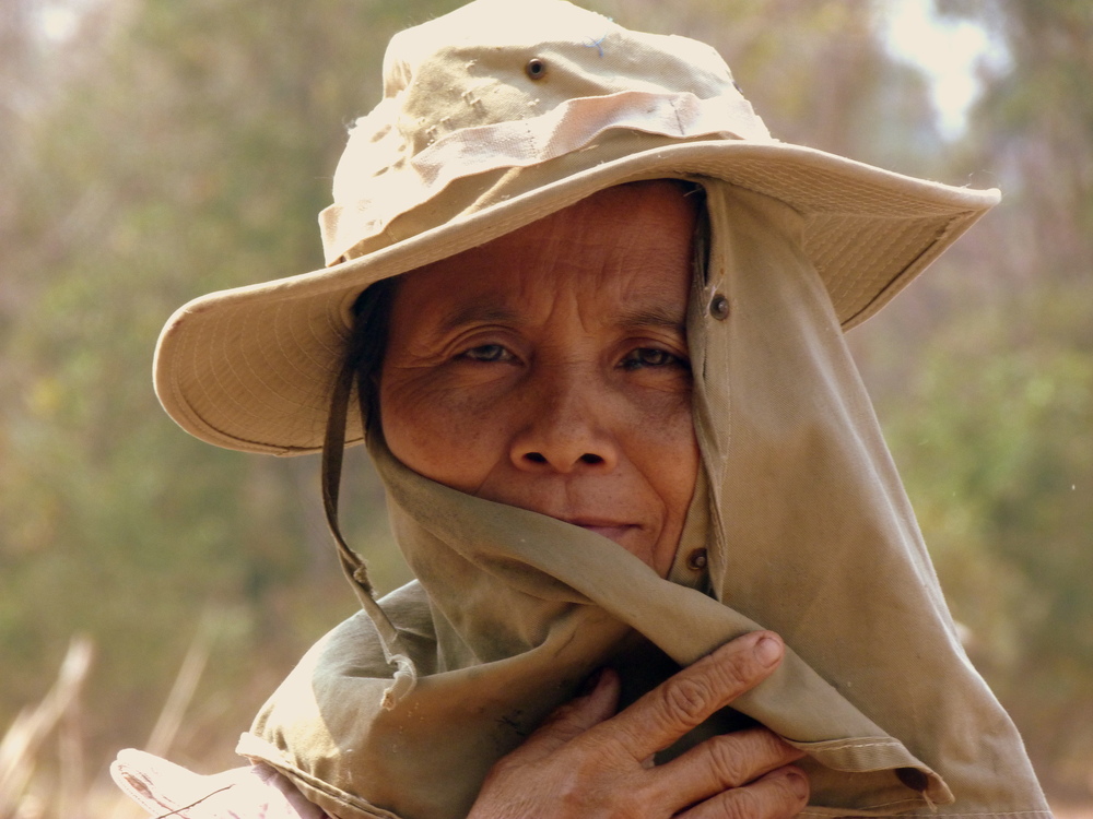 portrait d'une femme laossienne