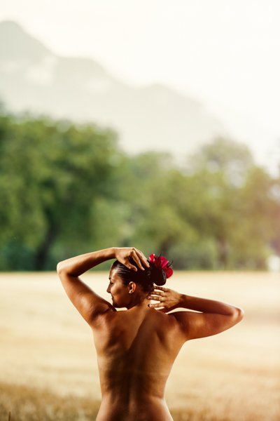 portrait during golden hour..