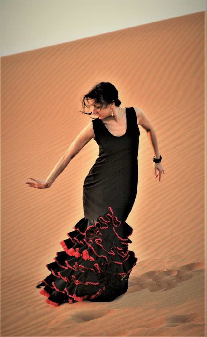 Portrait einer Flamencotaenzerin 2