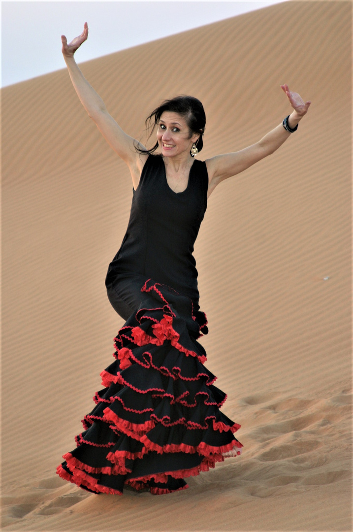 Portrait einer Flamencotaenzerin 4