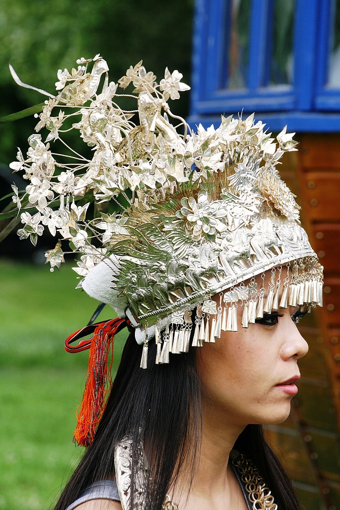 Portrait eines asiatischen Modells während bei der FOTO TV CHALLENGE 2012 - ZIRKUS