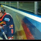 Portrait eines Eishockeyspielers