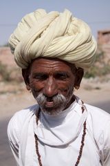 Portrait eines Mannes aus Rajasthan