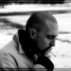 Portrait eines Rauchers