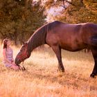 Portrait Frau und Pferd-3