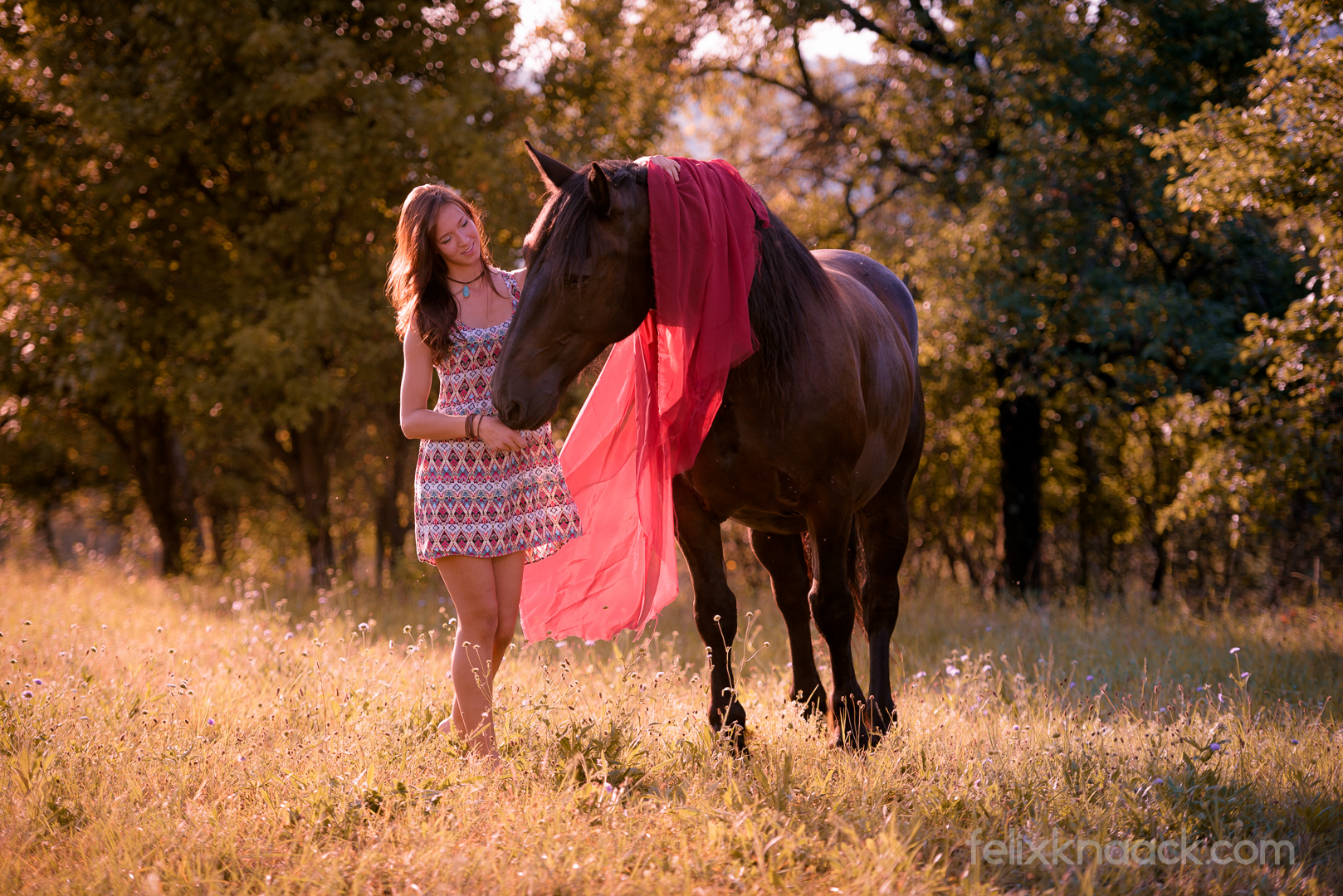 Portrait Frau und Pferd-5