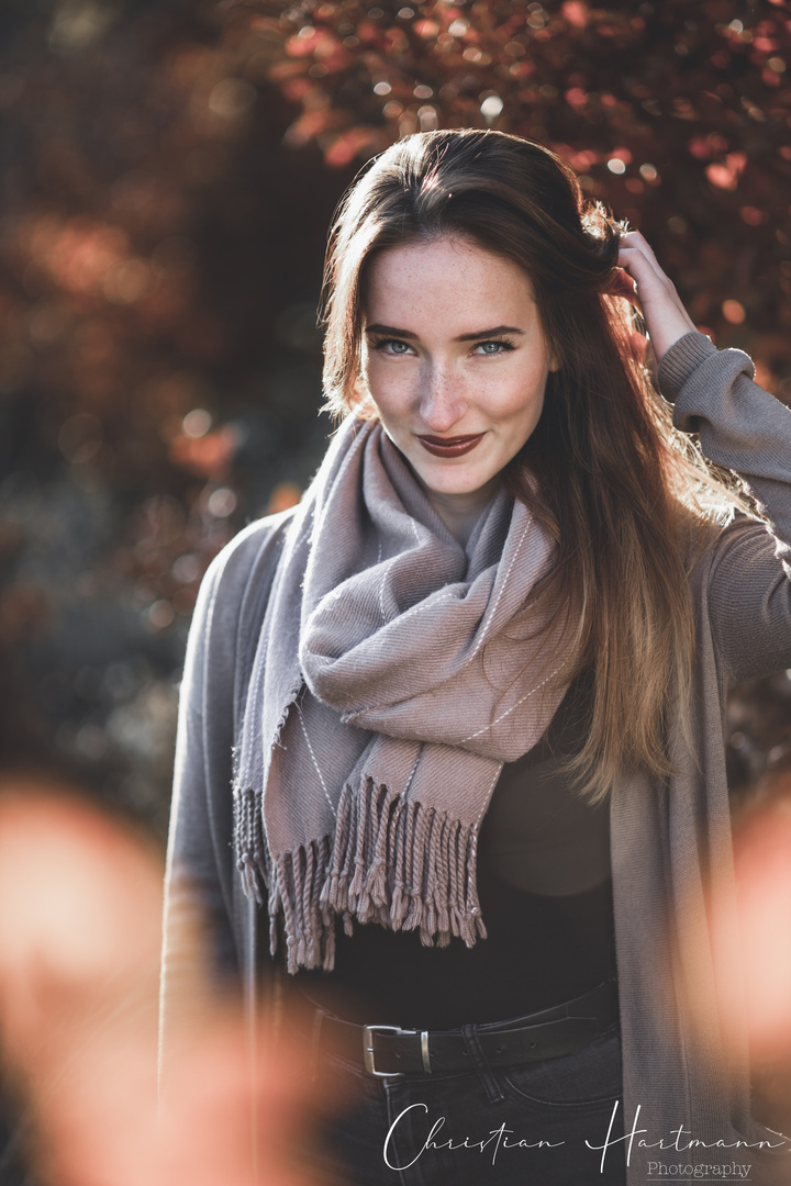 Portrait im Herbstwald