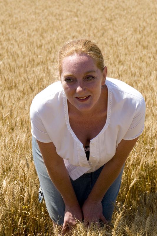 Portrait im Kornfeld