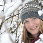 Portrait im Schnee