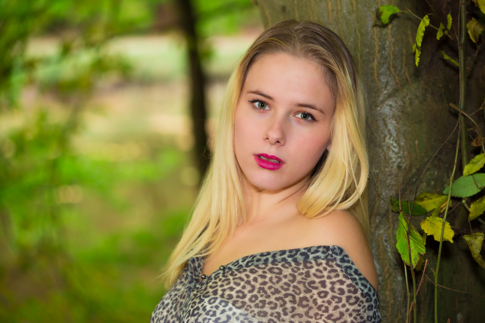 Portrait im Wald