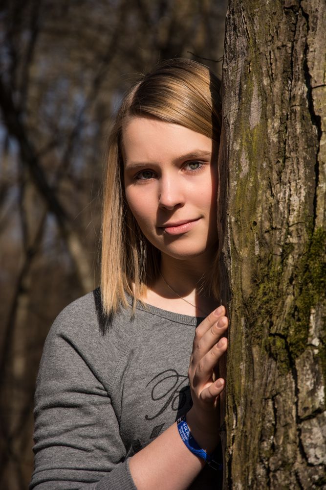 Portrait im Wald