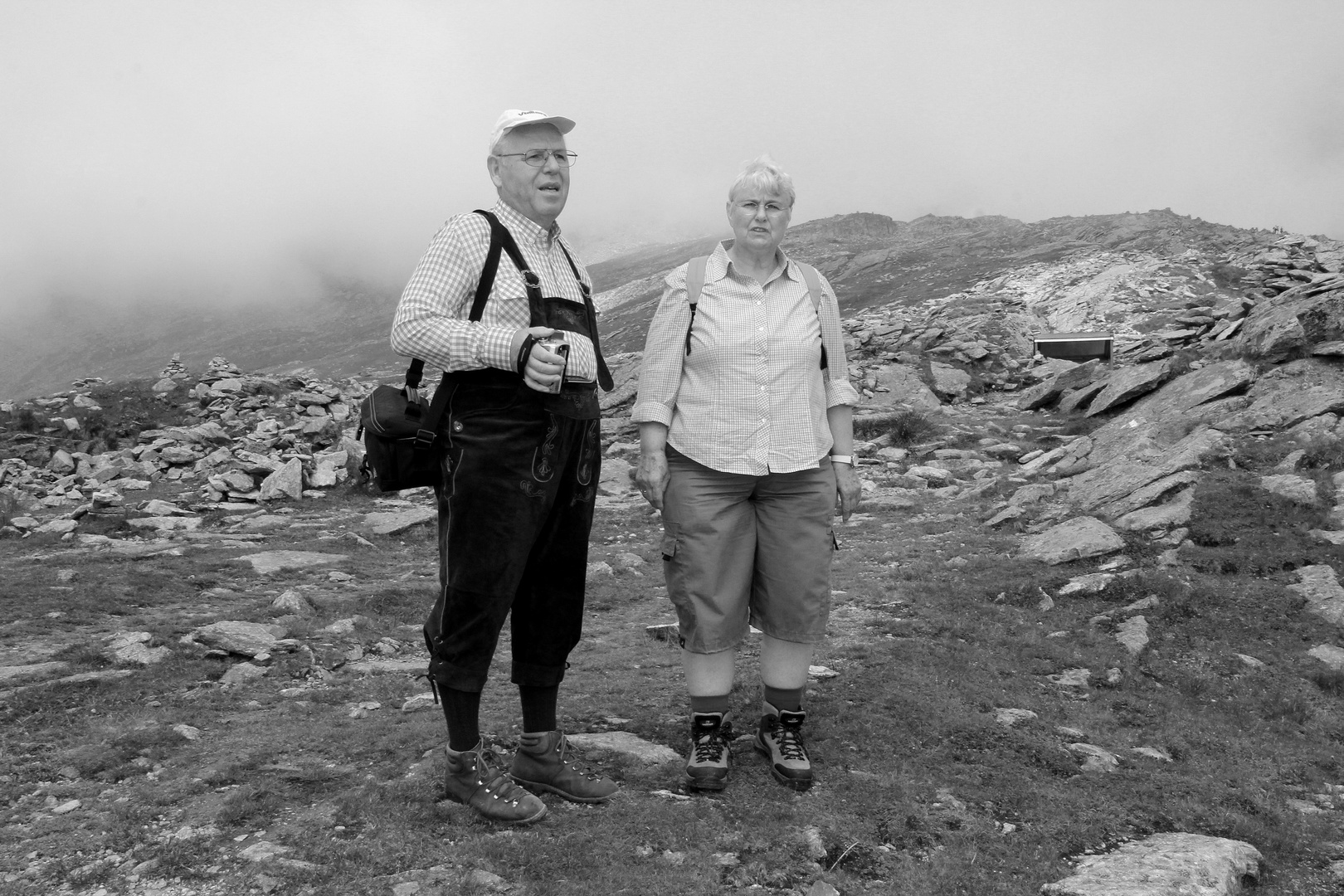 Portrait in den Bergen