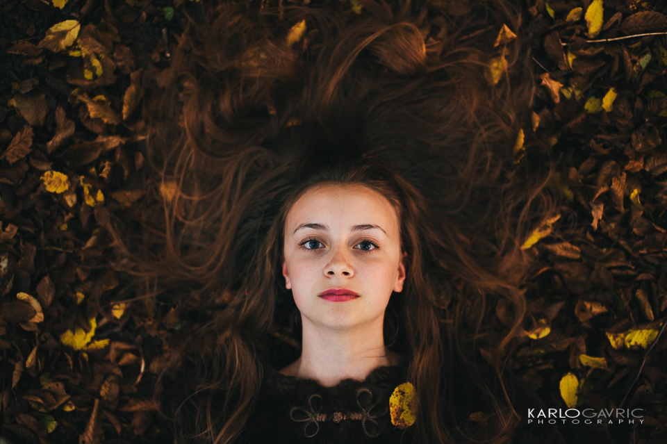 Portrait in forest