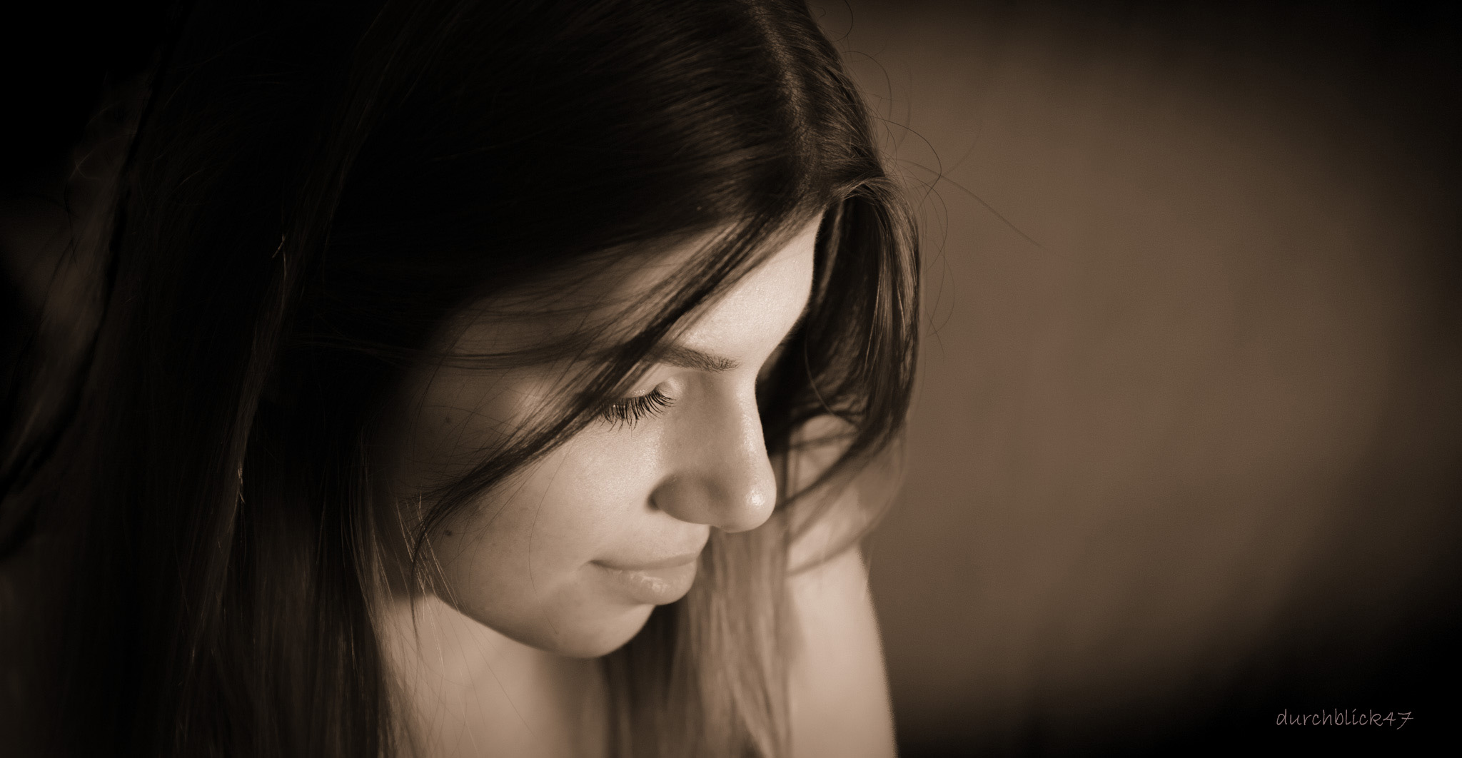 Portrait in sepia