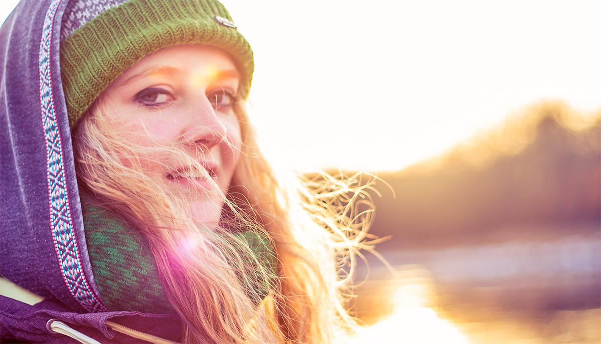 portrait in the sun