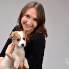 Portrait mit Hund