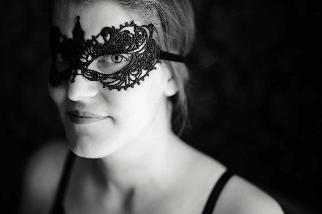 Portrait mit Maske