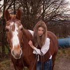 Portrait mit Pferd 01