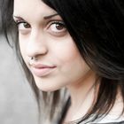 Portrait mit Piercing