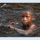 Portrait mit Wasser