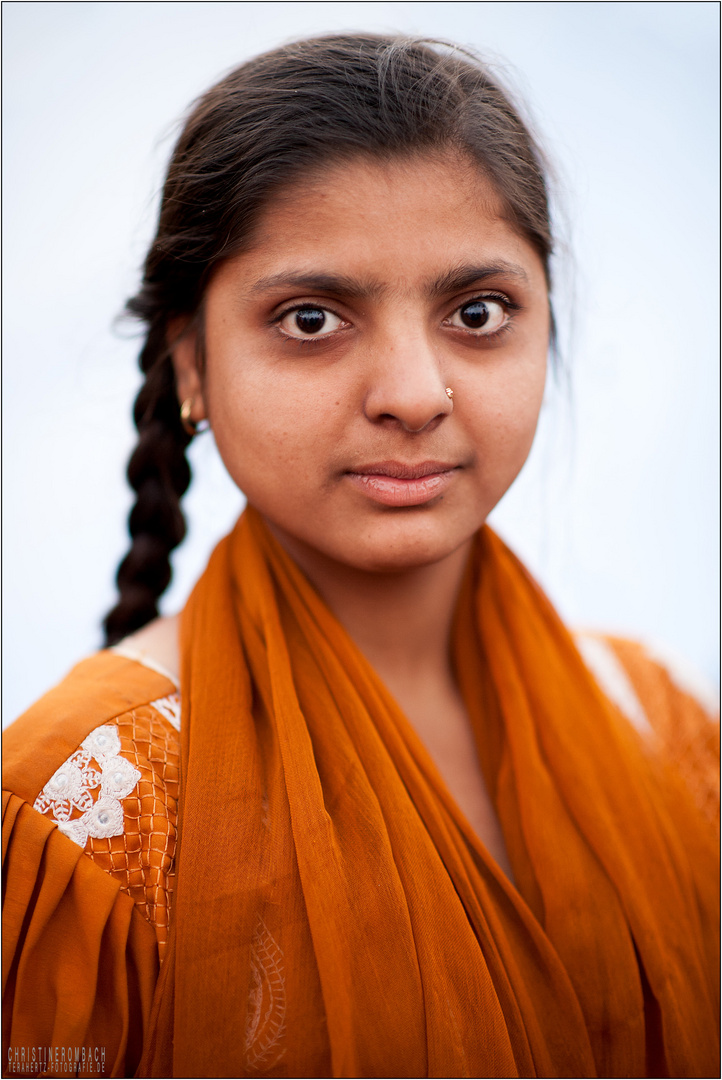 portrait of a female pilgrim