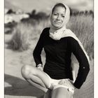 Portrait of Alexandra on the beach