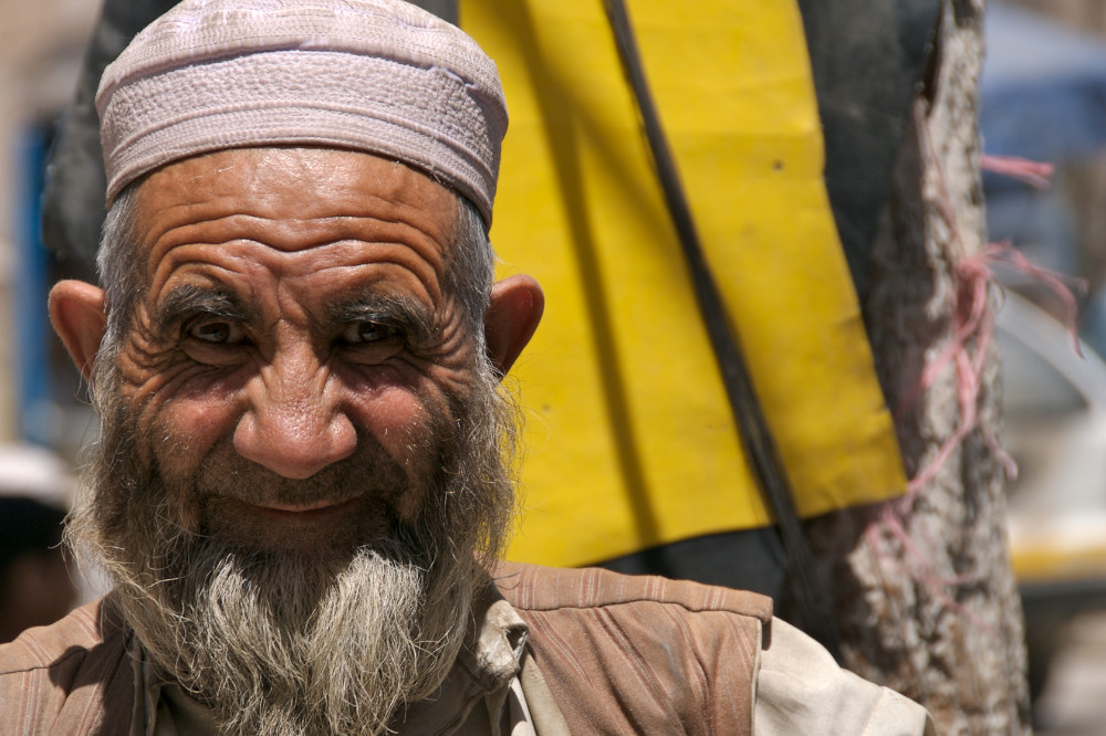 Portrait of an elderly man in Herat/Afghanistan