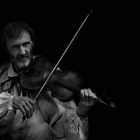 portrait of an old fiddler