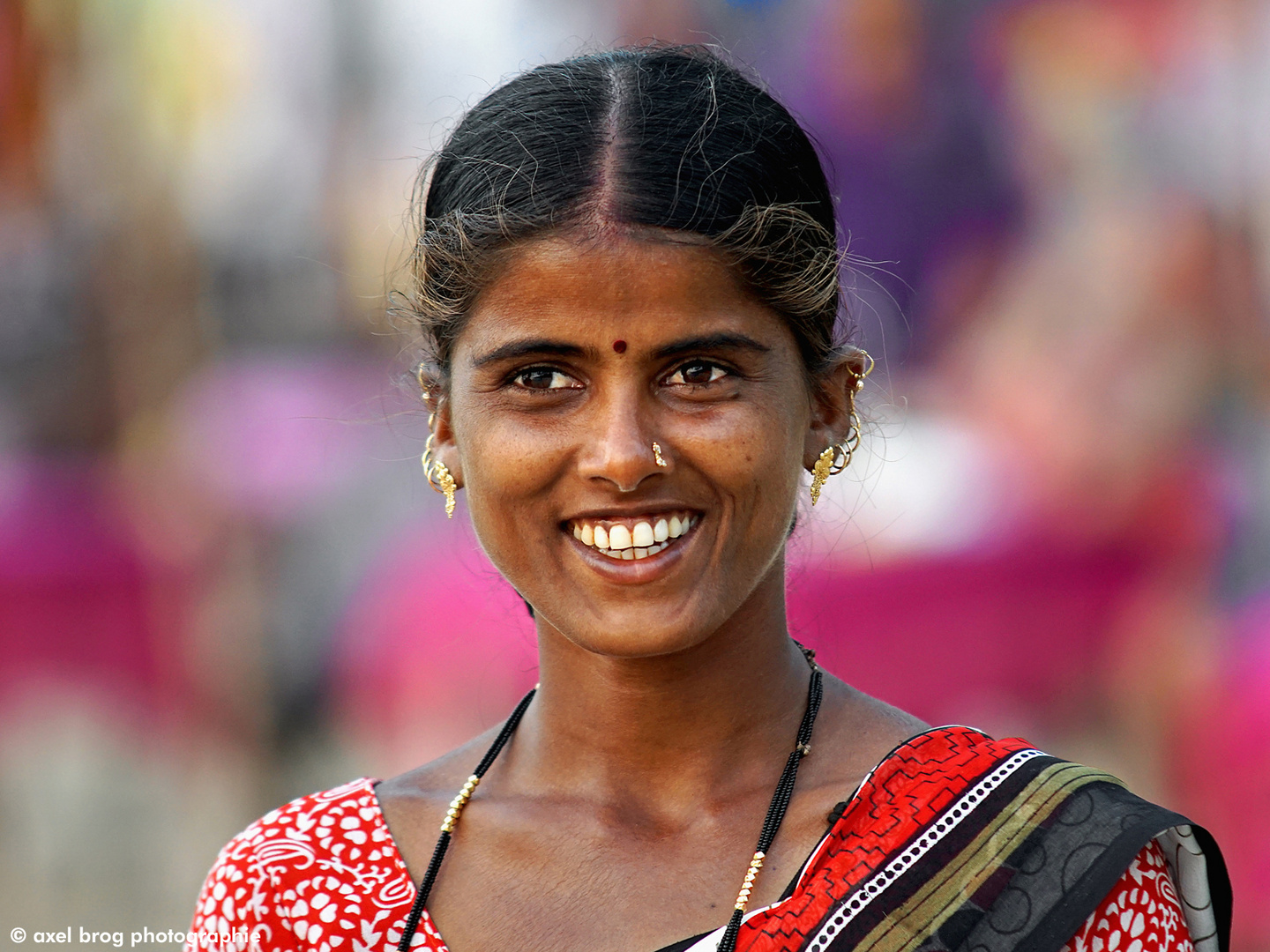Portrait of India 1 by Axel Brog