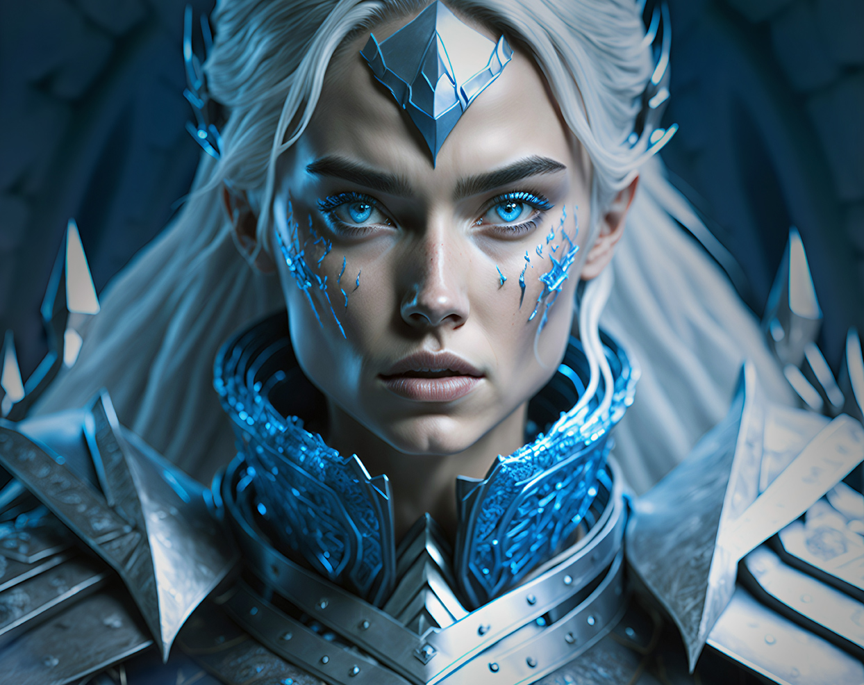 Portrait of the Ice Queen - KI