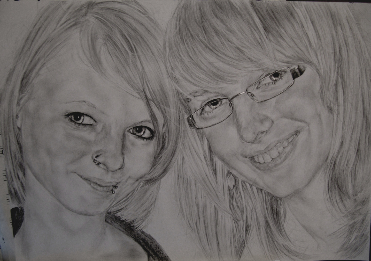 portrait of two girls