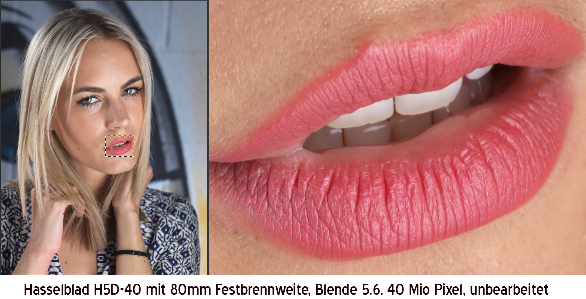 Portrait Testfoto (Lippen)